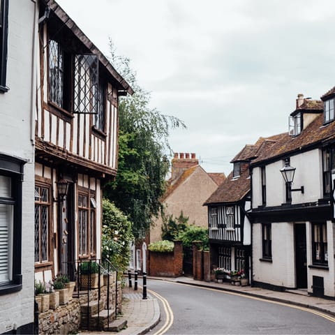 Explore the winding streets of Rye