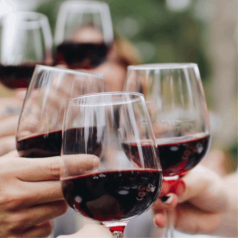 Enjoy a glass of Sangiovese – a local favourite
