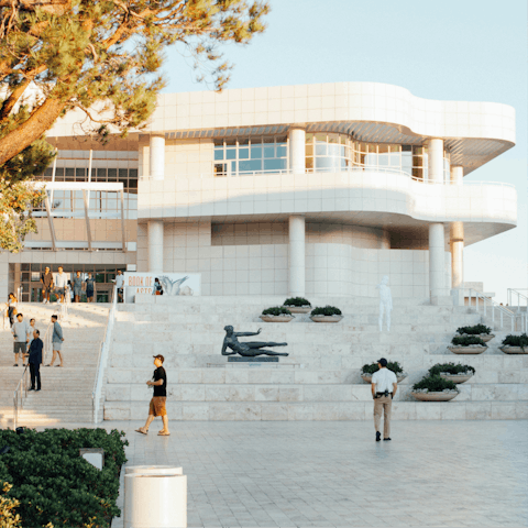 Spend a day at the Getty, a short drive away