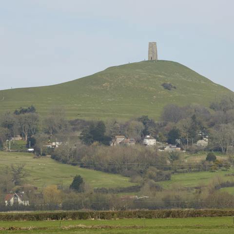 Explore the mystical Glastonbury Tor, a three-minute drive away