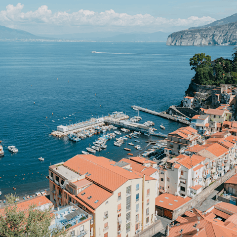 Spend the day in Sorrento, a twenty-minute drive away