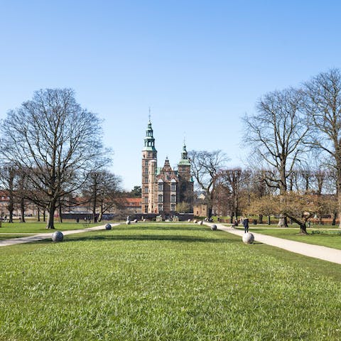 Pack a picnic for a peaceful day at Kongens Have, which is only a six-minute walk away