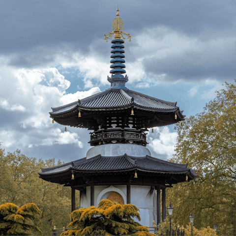 Take a stroll around Battersea Park – you can walk there or take a bus
