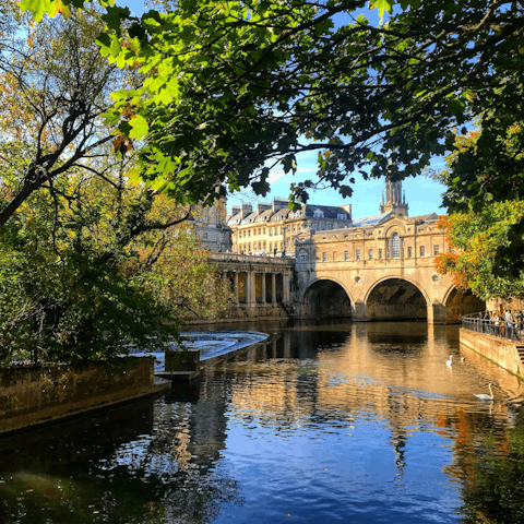 Take your pick from Bath's hotspots, it's all within walking distance