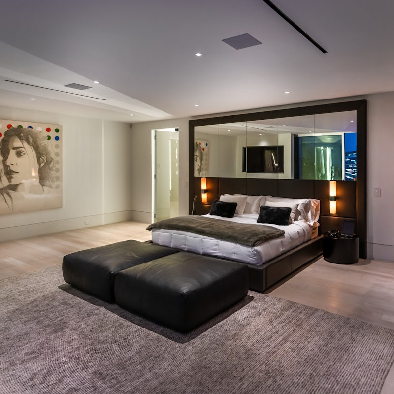 Lose yourself in the vast master suite, which occupies the entire second floor of the home