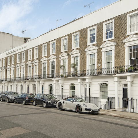 Stay just a ten-minute walk away from Nottinghill