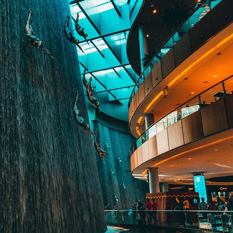 Enjoy some retail therapy at Dubai Mall – just a few minutes' walk