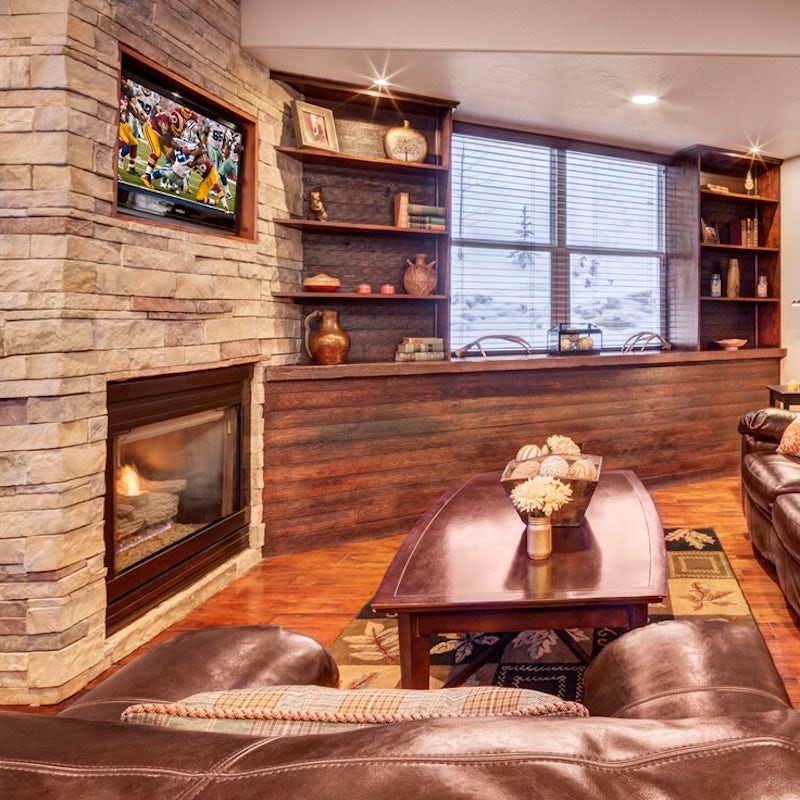 Curl up with a book by the cosy fireplace
