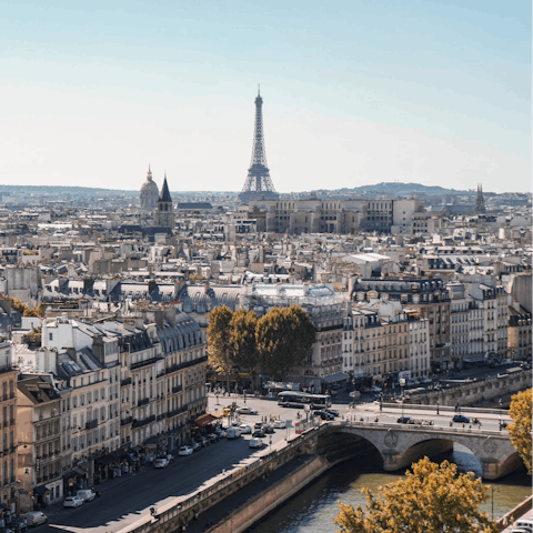 Settle into the Trocadéro area, not far from the Eiffel Tower