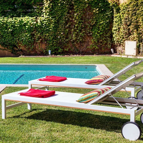 Soak up some sunshine as you spend an afternoon beside the pool