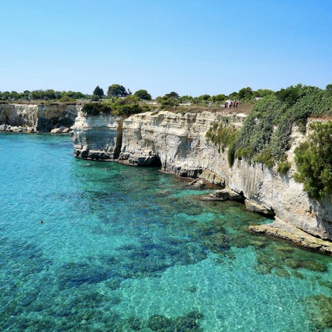 Explore the rugged beauty of the Apulian coastline 