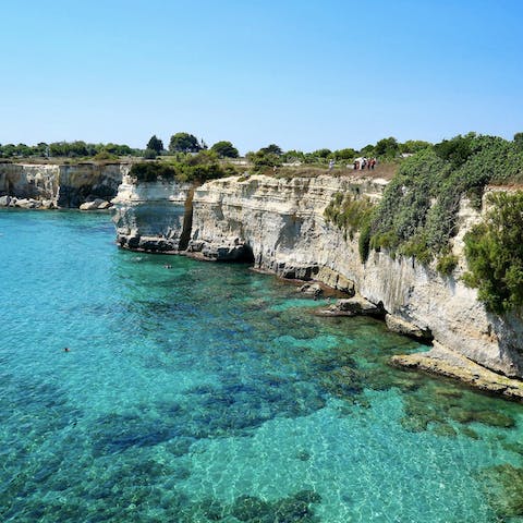 Explore the rugged beauty of the Apulian coastline