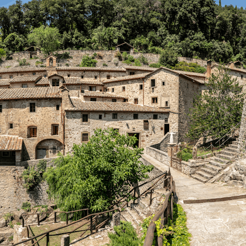 Visit the historic Convent de Le Celle, a twenty-four-minute drive away