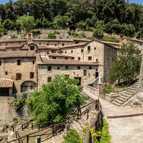 Visit the historic Convent de Le Celle, a twenty-four-minute drive away