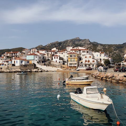 Drive to the island's capital, Samos, in forty minutes