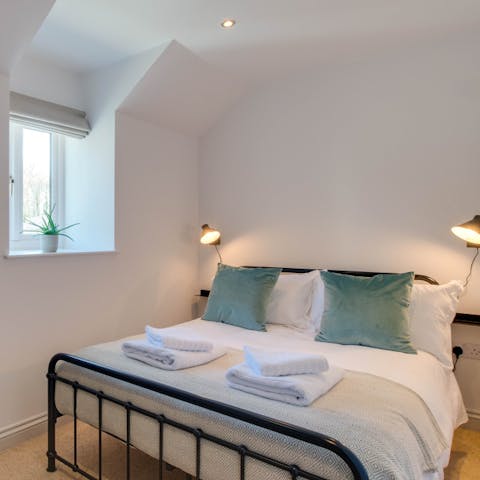 Get a good night's rest in the comfy bedrooms