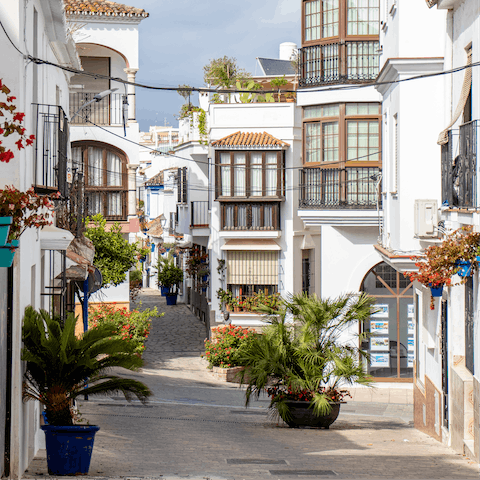Spend an afternoon exploring the charming town of Estepona