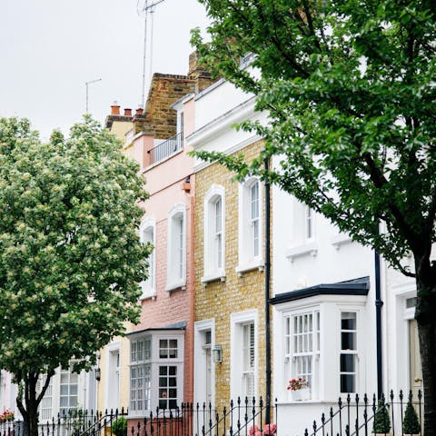 Explore the chic streets of Chelsea from this elegant home