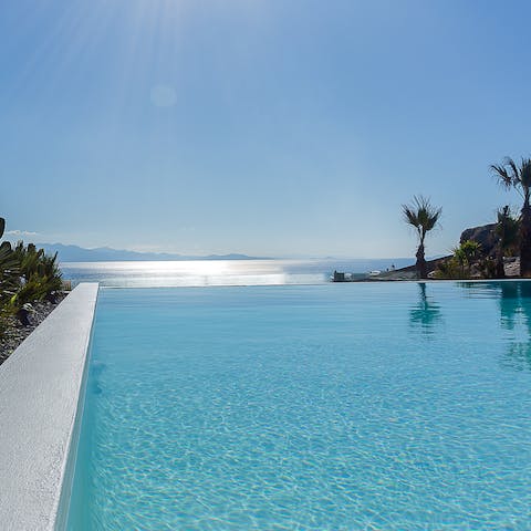 Cool off in your private infinity pool