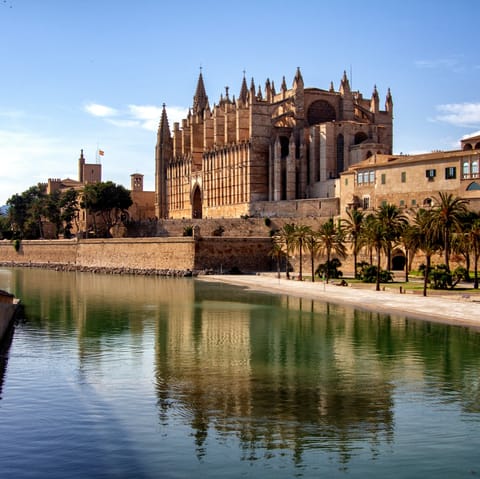 Make the ten-minute drive into the historic heart of Palma for a day trip