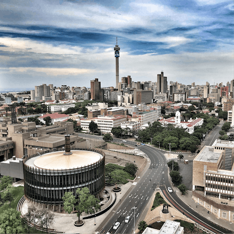 Stay in Randburg, right outside of Johannesburg – South Africa's biggest city