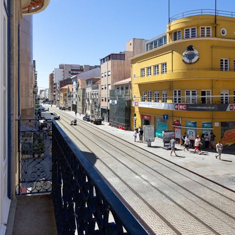 Spend days basking up the sun on the private balcony