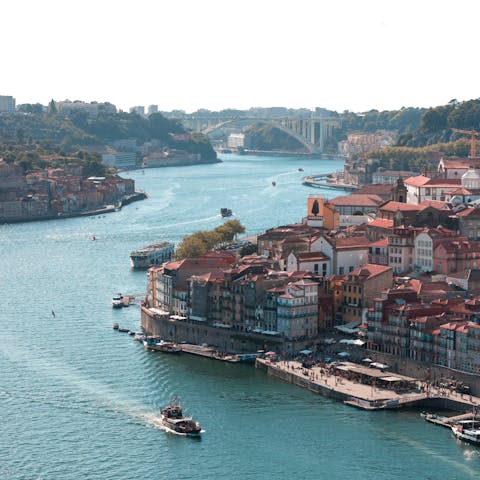 Visit the vibrant city of Porto in under an hour by public transport