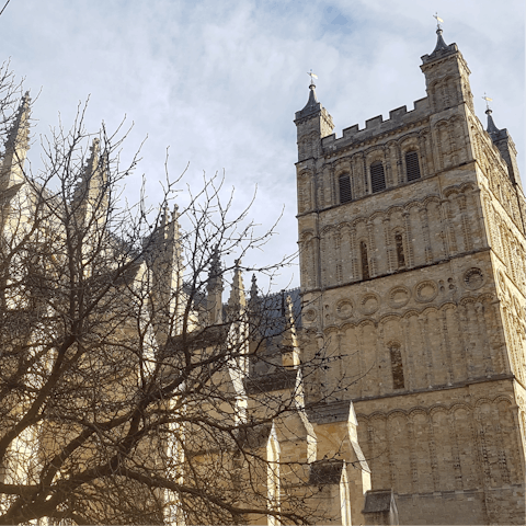 Head into Exeter and explore its historic charm