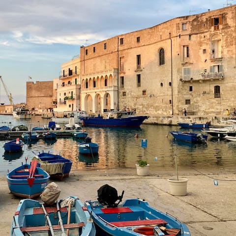 Book your very own boat trip around the waters of Monopoli