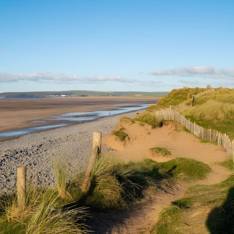 Make walks along Northam Burrows the new routine – it's just moments away