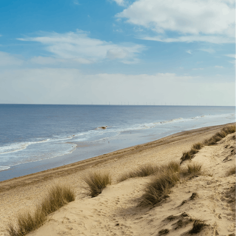 Spend days on the Norfolk coast – just a nine-minute drive away