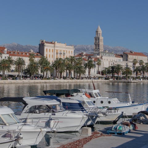 Drive to nearby Split, a must-visit while in Croatia