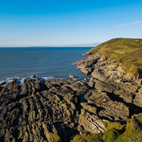 Explore the coast from a prime position in Croyde
