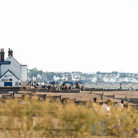 Jump in the car and you'll be in charming Whitstable in just five minutes (thirty on foot) 