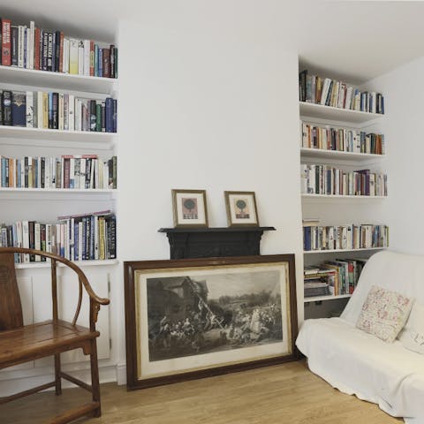 Curl up with a book after a day of exploring