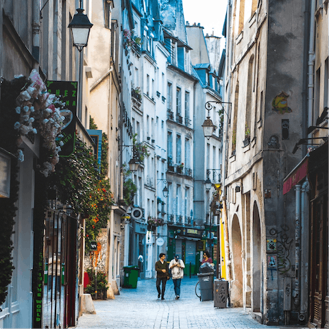 Stay in the iconic Marais district of Paris 