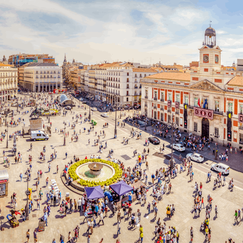 Explore Madrid, including the Usera district