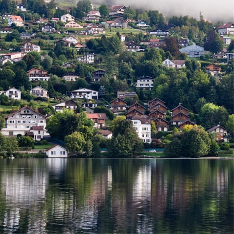 Wander the banks of Lake Gérardmer – 400 metres from the home – and take a dip if you're brave