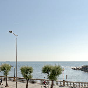 **Stunning views** Guests loved the incredible sea and city views from this apartment. 