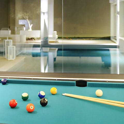 Unwind with the family in the games room