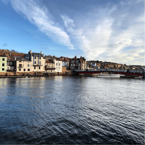 Stay just a ten-minute walk from the town centre of Whitby