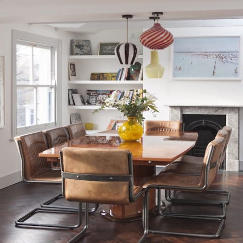 characterful dining area