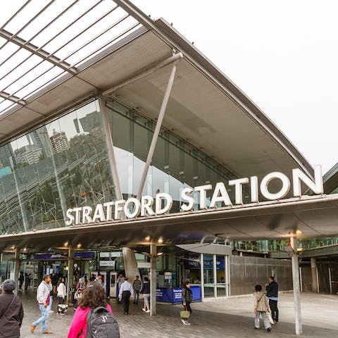 The great location by Stratford Station