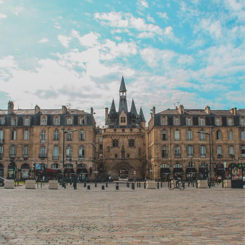 Jump in the car and take a day trip to Bordeaux, under an hour away