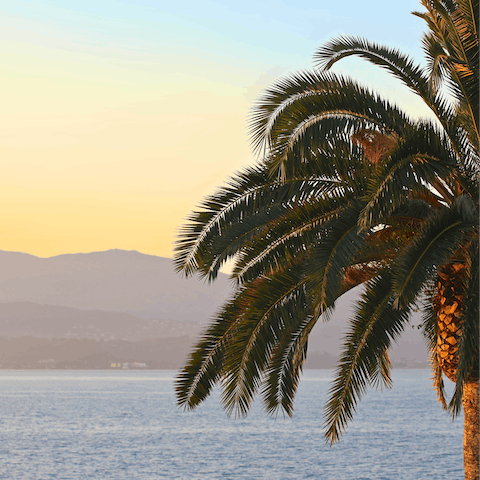 Make the short drive to the coast and explore the beaches of the island