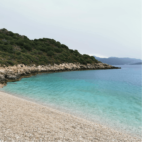 Swim in the clear waters of Ilica Beach – it's a short drive away