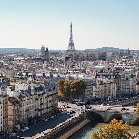Explore the sights and attractions of Paris