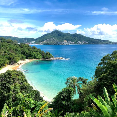 Explore the idyllic island of Phuket from your luxury base in Surin, close to all the beaches, markets, and more