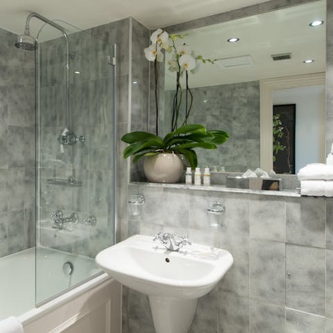The gloriously luxurious bathrooms