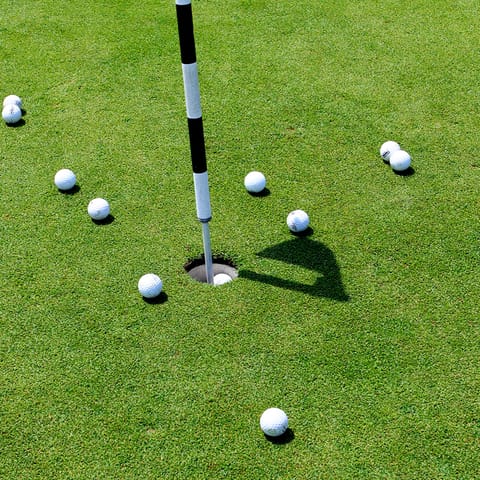Play a few rounds of golf at the local club